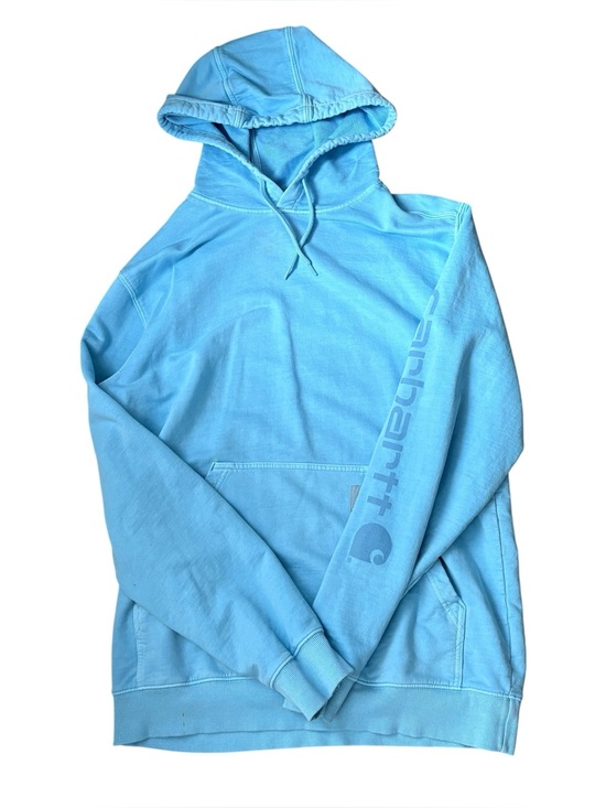 Carhartt Other - Carhartt Relaxed Fit Midweight Garment Dyed French Terry Sweatshirt Fresh Water